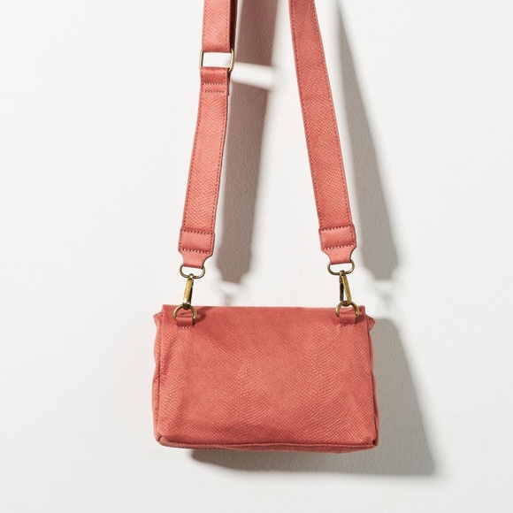 NWIT Anthropologie Mauve Envelope Crossbody Bag - Picture 2 of 3